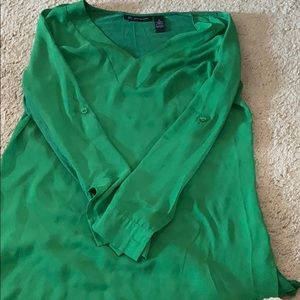 Green blouse ! Size small ! Business casual